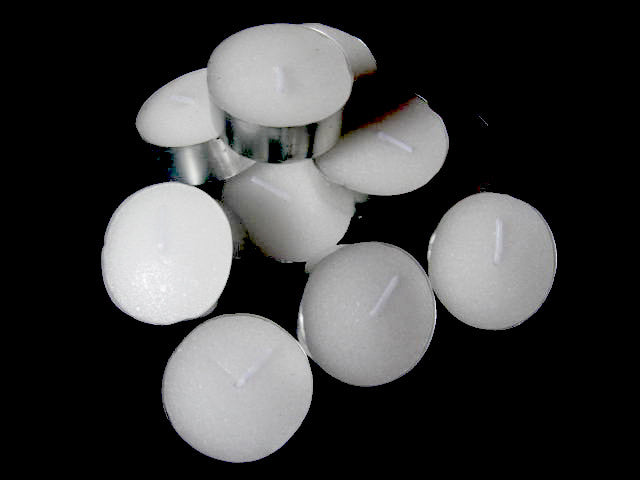 100 Pack Bulk Tea Lights Candles - White Smokeless Tealights Unscented - 9 Hour Burn Time