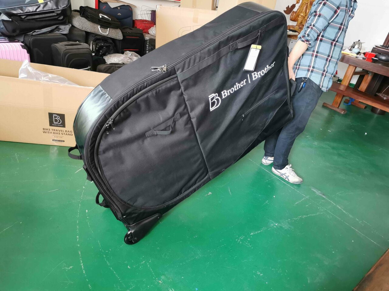 BROTHER Bike Travel Bag Case Plane Boat Shipping Transport, Fits Cross Country All Mountain Bike, MTB, TT, Road Triathlon Bike 29er 700c