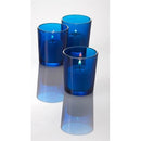 10 Pack Blue Glass Votive Tealight Candle Holders House Party Cenrepiece Xmas Wedding Decor Glass Candlestick Party Decorations Bridal Baby Shower Event