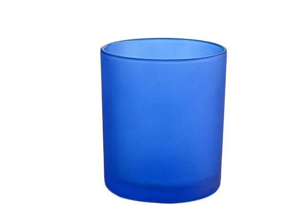 40 Pack Blue Frosted Glass Votive Tealight Candle Holders House Party Cenrepiece Xmas Wedding Decor Glass Candlestick Party Decorations Bridal Baby Shower Event