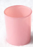 10 Pack Blush Pink Glass Votive Tealight Candle Holders House Party Cenrepiece Xmas Wedding Decor Glass Candlestick Party Decorations Bridal Valentines Event