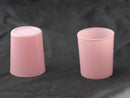 40 Pack Blush Pink Glass Votive Tealight Candle Holders House Party Cenrepiece Xmas Wedding Decor Glass Candlestick Party Decorations Bridal Valentines Event
