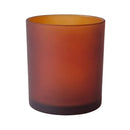 20 Pack Brown Frosted Glass Votive Tealight Candle Holders House Party Cenrepiece Xmas Wedding Decor Glass Candlestick Party Decorations Bridal Valentines Event