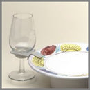 50 Bulk Pack of Wine Glass Holder Plate Clip - Stand Up Function Buffet BBQ Picnic Party - Promotion Merchandise Expo Gift