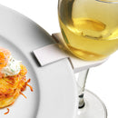 50 Bulk Pack of Wine Glass Holder Plate Clip - Stand Up Function Buffet BBQ Picnic Party - Promotion Merchandise Expo Gift