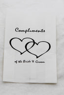 150 Pack Wedding Cake Bags Greaseproof Wax Paper Slice Take Home Favour Heart n Message