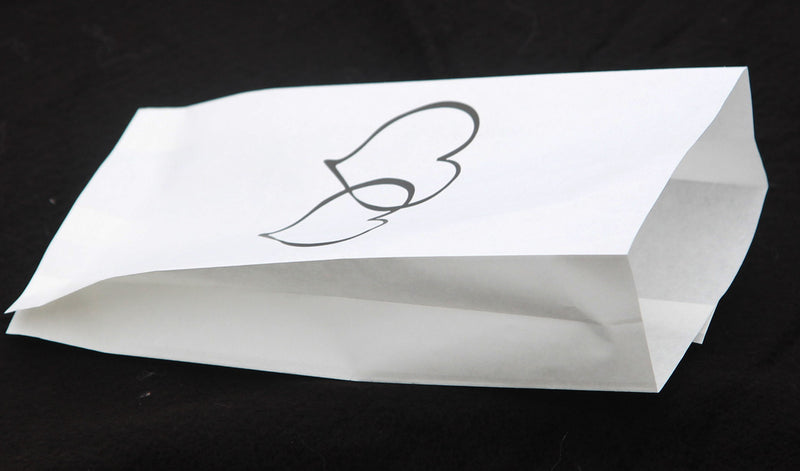 150 Pack Wedding Cake Bags Greaseproof Wax Paper Slice Take Home Favour Large Heart