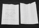 150 Pack Wedding Cake Bags Greaseproof Wax Paper Slice Take Home Favour Silver Doves