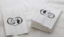 200 Pack Wedding Cake Bags Greaseproof Wax Paper Slice Take Home Favour Bride Groom in Heart