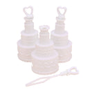 100 Pack Mini Wedding Cake Bubble Bottles send off wedding favors custom party favors