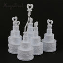 20 Pack Mini Wedding Cake Bubble Bottles send off wedding favors custom party favors