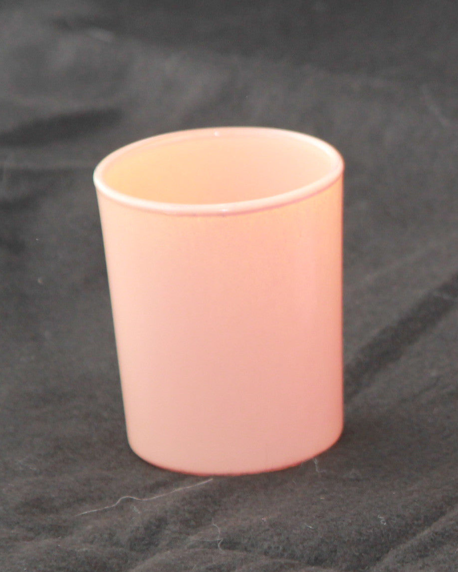 40 Pack Champagne Pale Pink Glass Votive Tealight Candle Holders House Party Cenrepiece Xmas Wedding Decor Glass Candlestick Party Decorations Bridal Valentines Event
