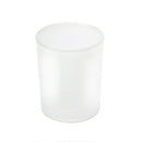 40 Pack Frosted White Glass Votive Candle Holders for Candle Making Kit Tealight Candles Cup Home Decoration
