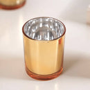 20 Pack Gold Votive Tealight Candle Holders Valentines Day Mercury Wedding Decor Glass Candlestick Party Decorations Bridal Baby Shower Event