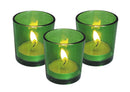 10 Pack Green Glass Votive Candle Holders Table Centreoieces Xmas Wedding Anniversary Event Recption Party Function or Home Decor