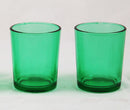40 Bulk Pack Green Glass Votive Candle Holders Table Centreoieces Xmas Wedding Anniversary Event Recption Party Function or Home Decor
