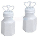 50 Pack Mini Wedding Heart Bubble Bottles send off wedding favors custom party favors