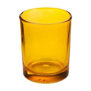 10 Pack Orange Glass Votive Tealight Candle Holders House Party Cenrepiece Xmas Wedding Decor Glass Candlestick Party Decorations Bridal Baby Shower Event