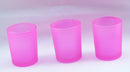 10 Pack Pink Frosted Glass Votive Tealight Candle Holders House Party Cenrepiece Xmas Wedding Decor Glass Candlestick Party Decorations Bridal Valentines Event