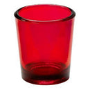 10 Pack Red Glass Votive Tealight Candle Holders House Party Cenrepiece Xmas Wedding Decor Glass Candlestick Party Decorations Bridal Valentines Event