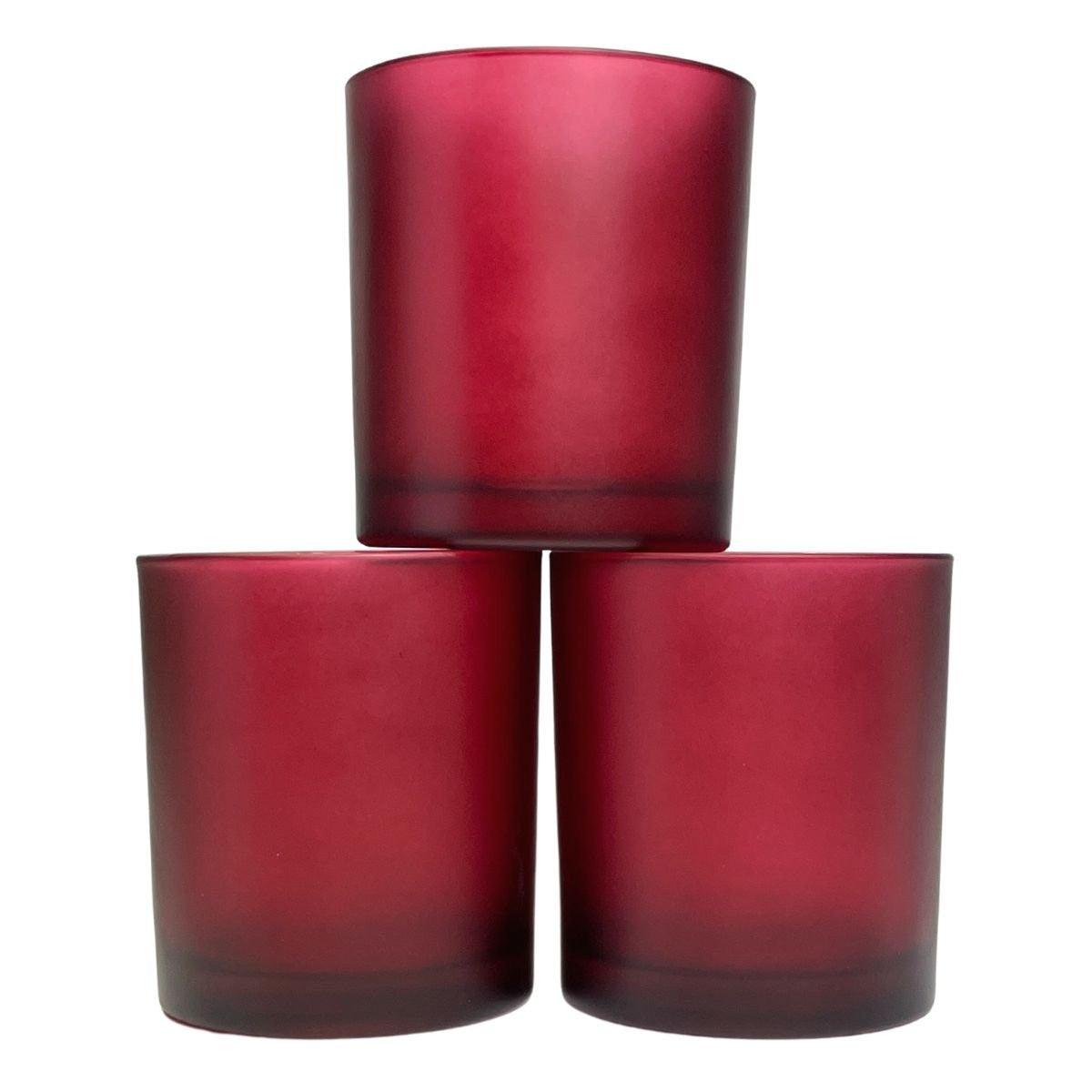40 Pack Red Frosted Glass Votive Tealight Candle Holders Valentines Day Xmas Wedding Decor Glass Candlestick Party Decorations Bridal Baby Shower Event