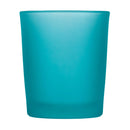 10 Pack Turquoise Frosted Glass Votive Tealight Candle Holders House Party Cenrepiece Xmas Wedding Decor Glass Candlestick Party Decorations Bridal Baby Shower Event