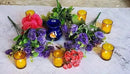 20 Pack Yellow Glass Votive Candle Holders Table Centreoieces Xmas Wedding Anniversary Event Recption Party Function or Home Decor