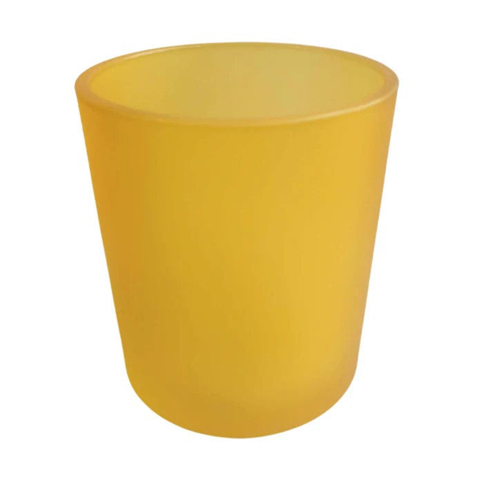 20 Pack Yellow Frosted Glass Votive Candle Holders Table Centreoieces Xmas Wedding Anniversary Event Recption Party Function or Home Decor