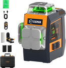 CIGMAN Gesture Control Laser Level with Side Screen Display, 3×360° Green CMS05