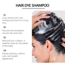 EELHOE Black Hair Dye Shampoo, Herbal Essence, Plant Extract, Moisturizing And Nourishing, Home Scalp Cleaning And Hair Care Shampoo