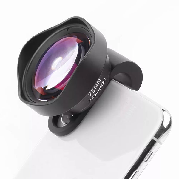 Ulanzi 75mm Professional Macro Photography Phone Camera Lens with Clip Universal