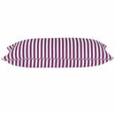 Pack of 4 Dandi Fuchsia Plum Purple & White Rectangle Cushion Covers
