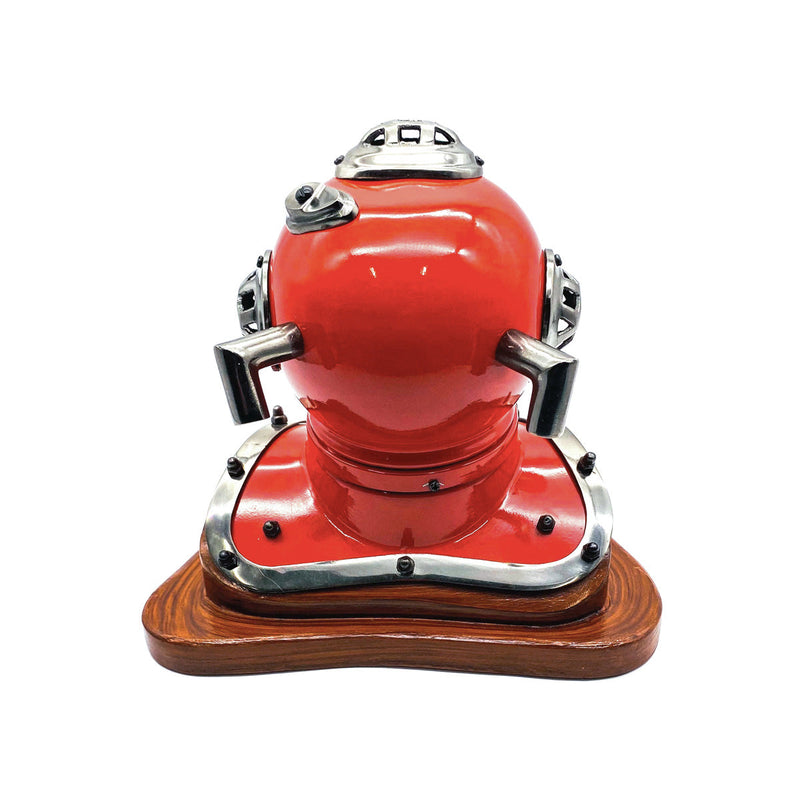 US Navy Mark V Diving Helmet Miniature 230mm - Red