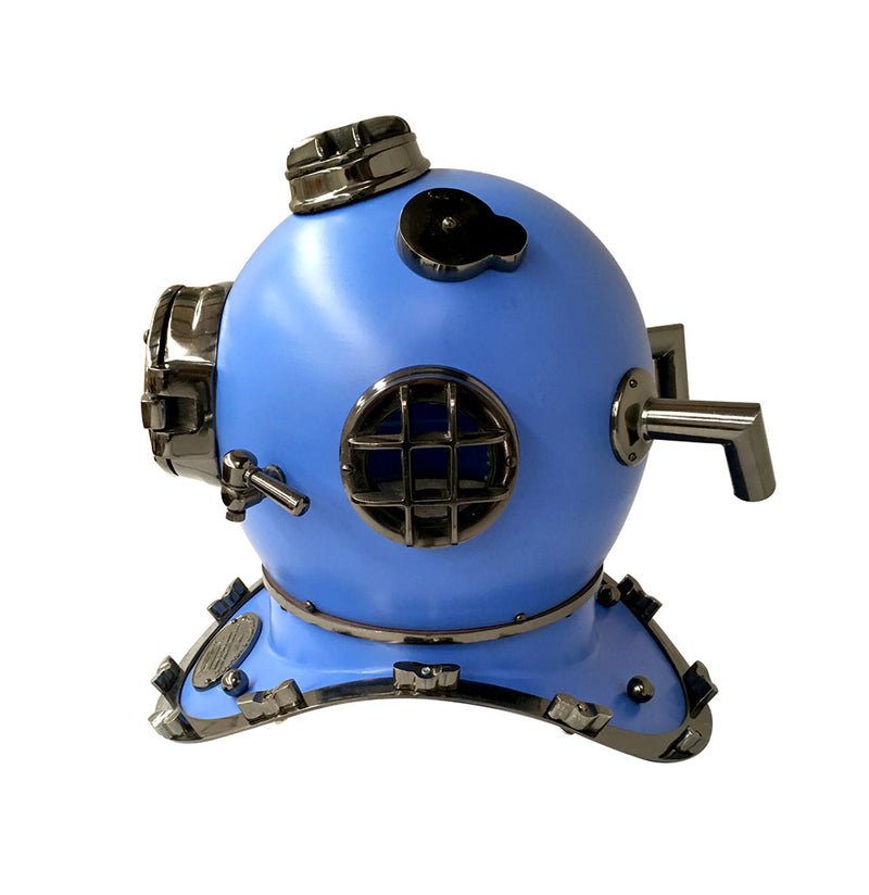 US Navy Mark V Diving Helmet – Blue