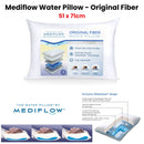 Mediflow Adjustable Waterbase Water Neck Pain Reduction Standard Pillow 51 x 71 cm