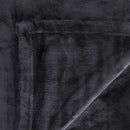 In 2 Linen 350GSM Plush Ultra Soft Velvet Touch Blanket Charcoal King/Super King