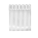 Jacquard Stripe Shower Curtain White