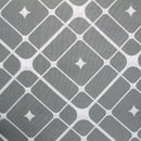 Artex Grey Stars Quilt Cover Set Queen