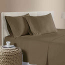 400TC Bamboo Cotton Sheet Set Latte Queen