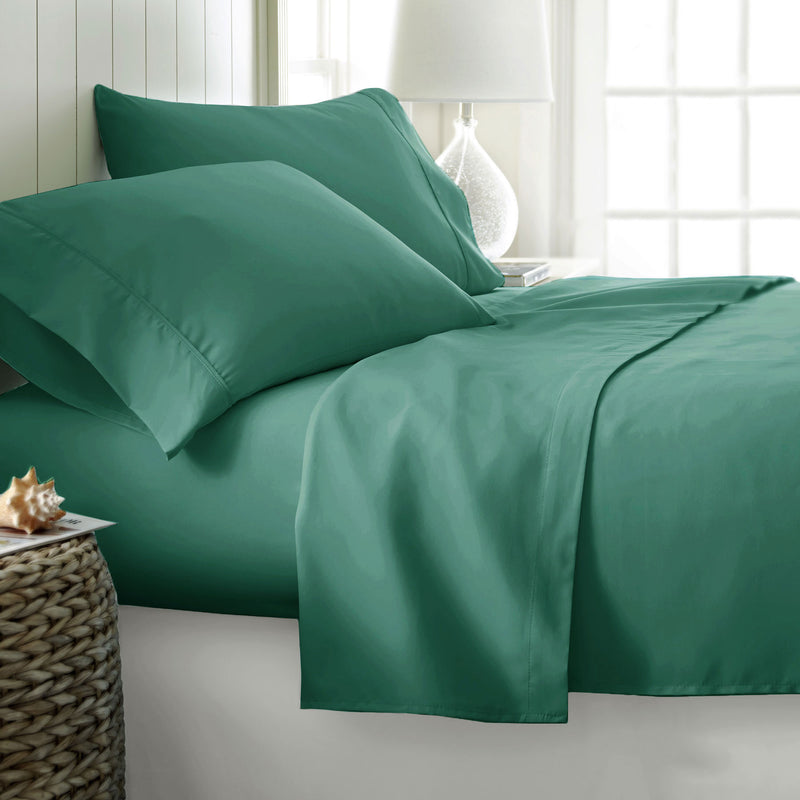 400TC Cotton Sateen Sheet Set King Teal