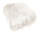 Mia Luxury Long Hair Faux Fur Throw Rug 127 x 152 cm Ivory
