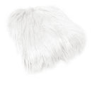 Mia Luxury Long Hair Faux Fur Throw Rug 127 x 152 cm White