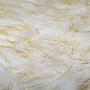 Camille Gold Cream Faux Fur Throw Rug 127 x 152 cm