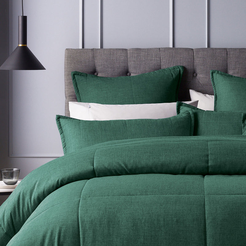 Bianca Maynard Green 6 Pcs Comforter Set Super King