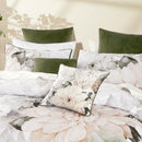 Bianca Giselle White Polyester Printed Floral Coverlet Set Queen/King