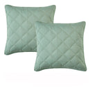 Bianca Pair of Barclay Olive European Pillowcases 65 x 65cm