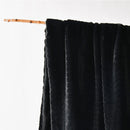 Bianca Tambar Black Faux Fur Throw Rug 130 x 170 cm