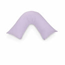 Easyrest Aus Made Medium Support Filled V Shape Pillow 64 x 39 cm Violet
