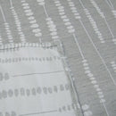 Perline Grey Jacquard Polyester Tablecloth 230 x 230cm