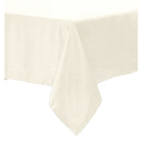 Polyester Cotton Tablecloth Ivory 180 x 180 cm